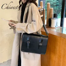 Bolso de mensajero Vintage de lujo maletín de mano Casual para mujer bolsos de hombro de gran capacidad de trabajo de marca de diseño bolsos de cuero de mujer