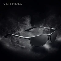 VEITHDIA-Vintage Outdoor Polarized Sunglasses for Men, Driving Sun Glasses, Brand Designer, UV400 Lens VT06520, Fashion