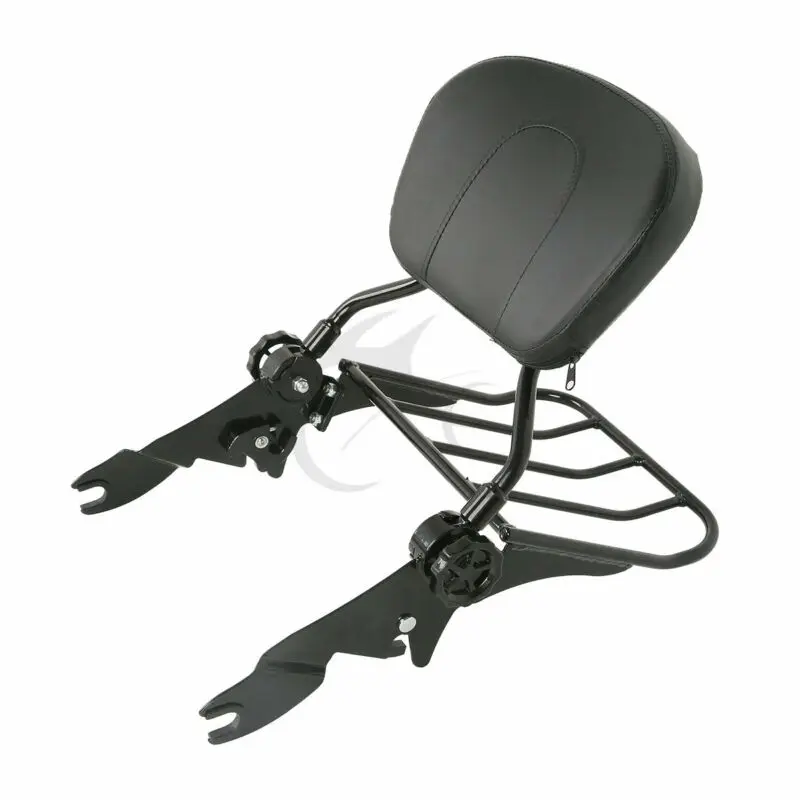 Мотоцикл съемная спинка Sissy бар стойки док-оборудование для Harley Touring Road King Road Glide Street Glide 2009-2013