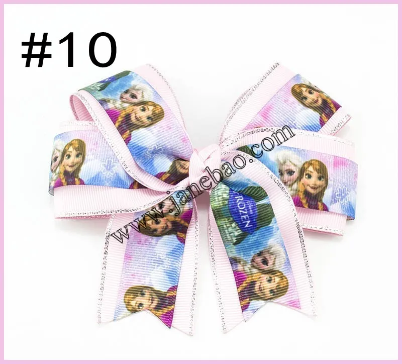 50 шт 4,5 ''персонаж Cheer аксессуары для волос бант зажим девушка бант волосы популярный цвет болельщик банты для волос cheer