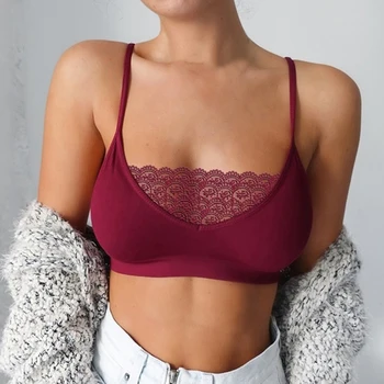 

Open Back Tank Top Cotton Brassiere Comfortable Seamless Bra For Women Wirefree Underwear Sexy Bralette Backless Bras