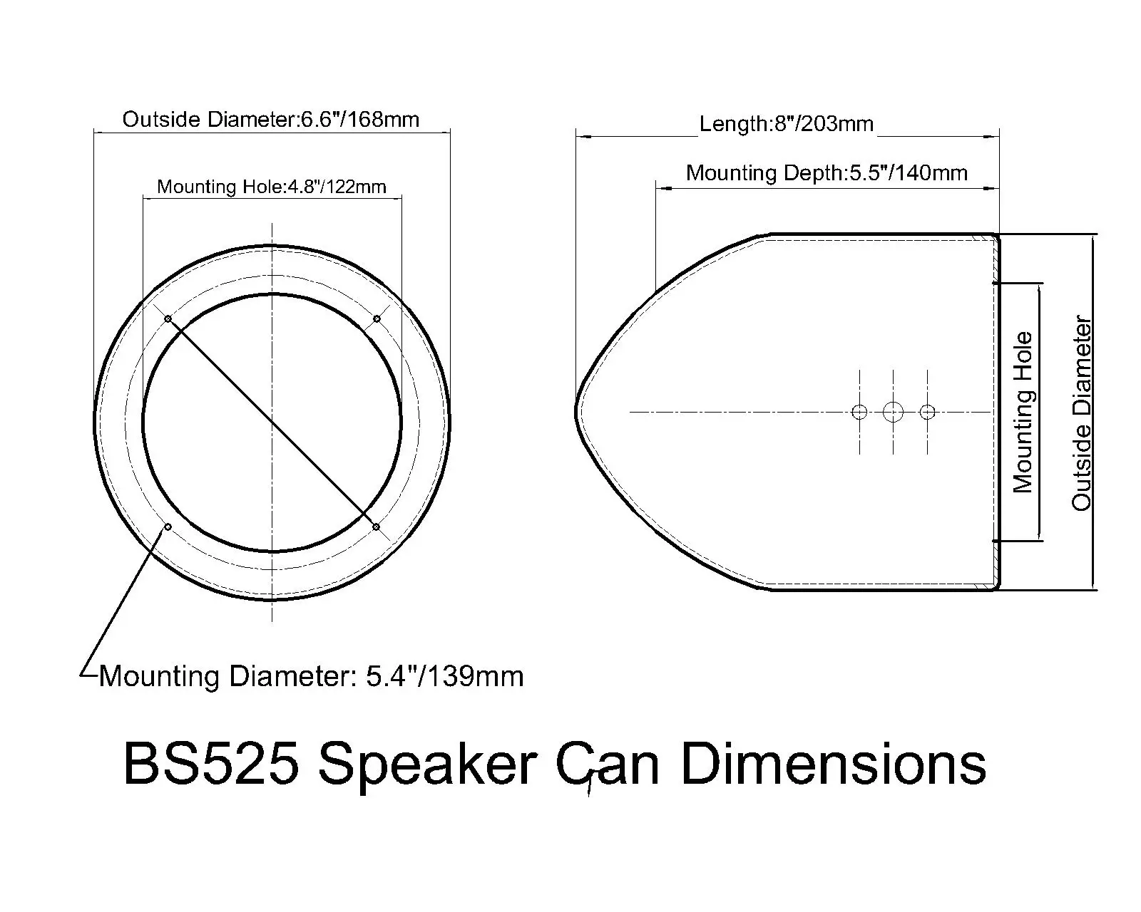 Marine Speaker Enclosure 