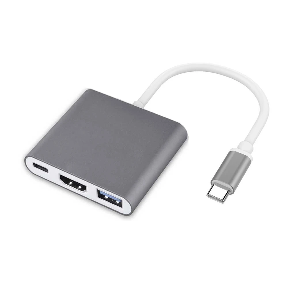 

Type C USB 3.1 Hub DP USB C to HDMI USB 3.0 Audio Video Adapter HDTV Converter for Macbook Pro ASUS SAMSUNG DELL to TV Projector