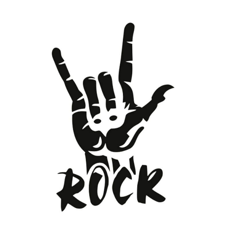 Car Sticker Three Fingers Personalized Rock Finger Funny Decal Black/White 23cm*15cm | Автомобили и мотоциклы