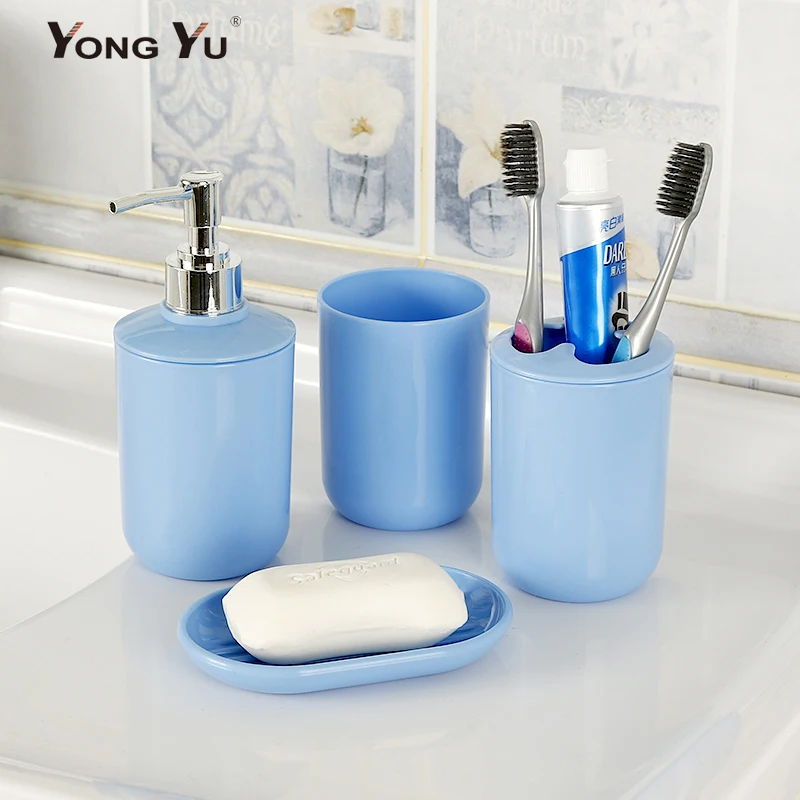 Ensemble 3 Pièces Salle De Bain En Céramique - Porte-brosse à Dents, Distributeur De Savon, Porte-savon - Style Marbre Avec Doré