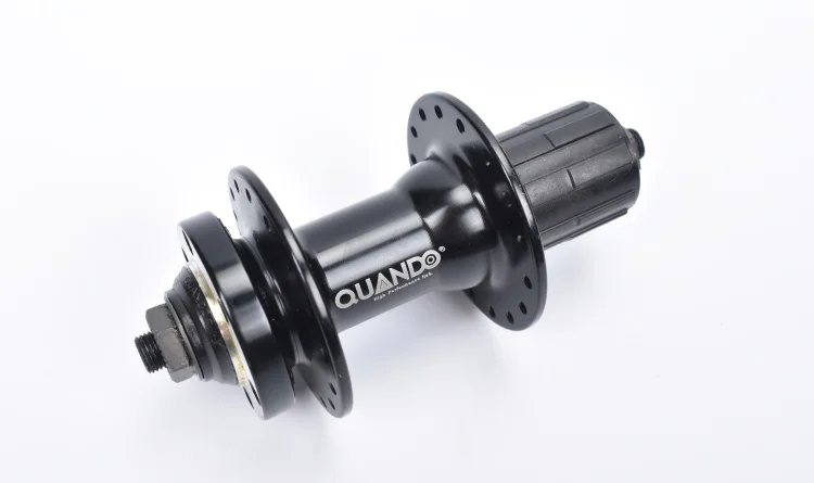 Günstige Kassette Perle fileQuick Release Bike Hub 32 36 Löcher Berg MTB Vorne Hinten Hub Gold Fahrrad Teile Disc Bremse Bart naben