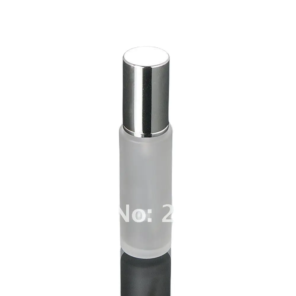 

30ML frosted glass with shiny silver press pump bottle, lotion bottle