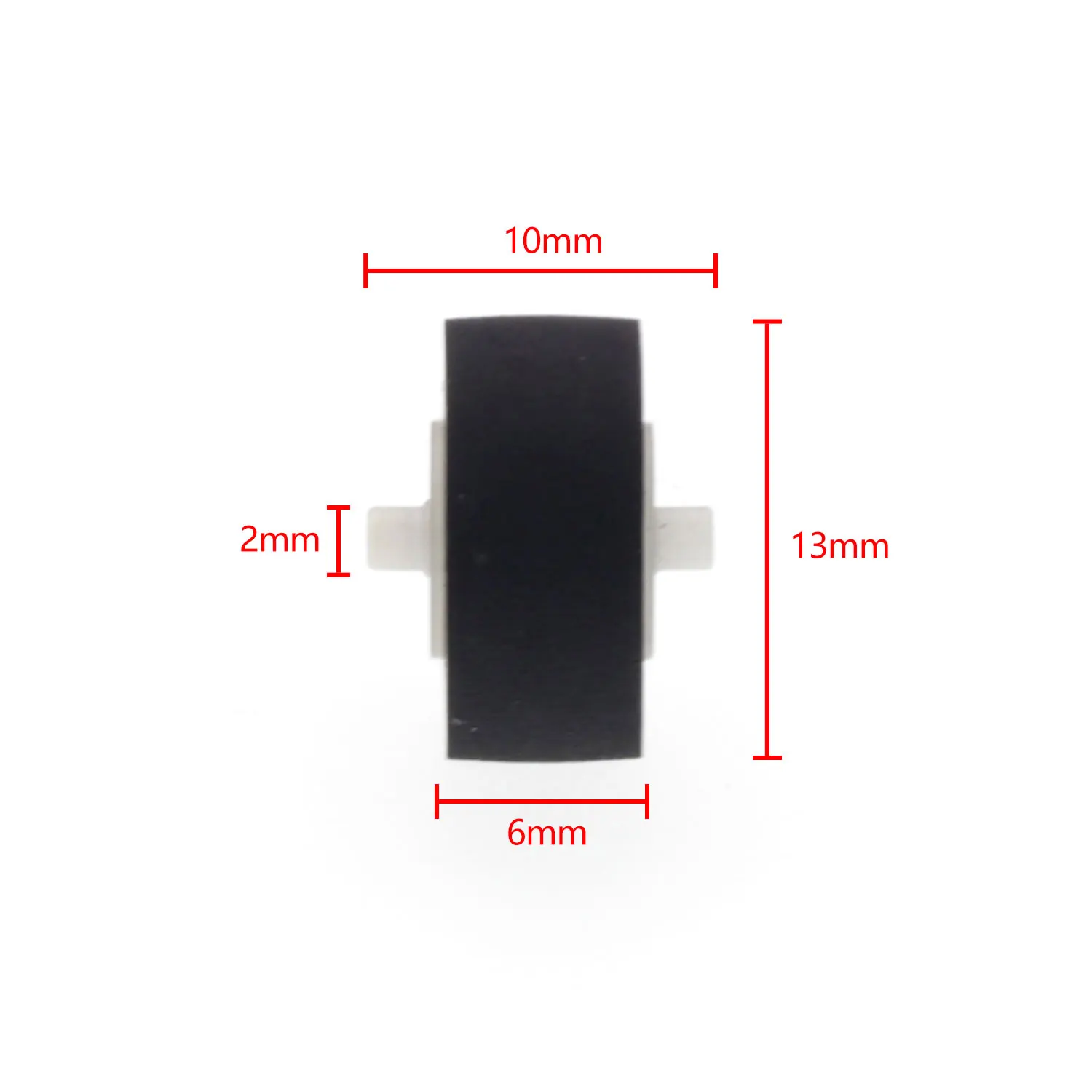 5pcs 13x6x2.0mm Card Seat Audio Belt Pulley Tape Recorder Pinch Roller Wheel for SONY Player Panasonic Sa-pm20 In Stock | Автомобили и