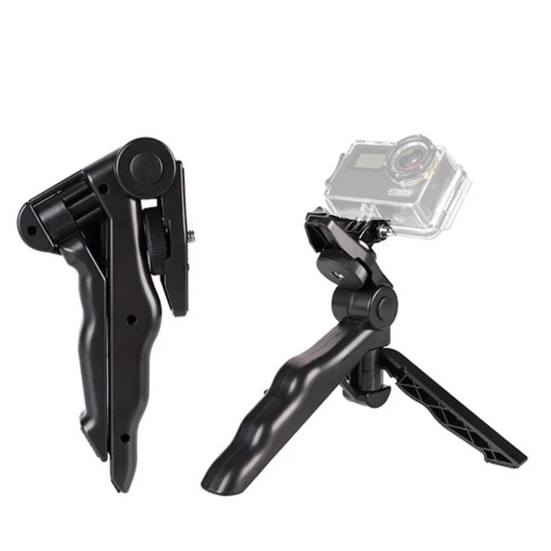 Mini Portable Handle Tripod Stand 1/4 Screw for GoPro Hero 7 6 5 4 3 Xiaomi Yi 4K Sjcam Eken Canon Sony DSLR Camera Accessories |