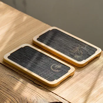 

LUWU natural bamboo tea trays handmade tea table kung fu tea accessories