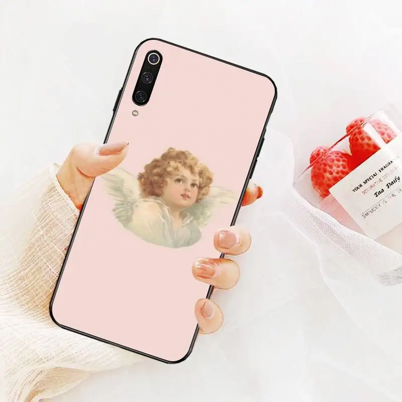 PENGHUWAN Renaissance angels hand Aesthetic Phone Case Cover for Redmi Note 8 8A 7 6 6A 5 5A 4 4X 4A Go Pro Plus Prime leather case for xiaomi