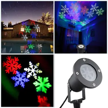 

HiMISS Outdoor LED Snowflake Projection Light Waterproof Lawn Lamp Festival Yard Decoration European Specification