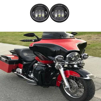 

30W 2PCS 4.5Inch Motorcycle LED Passing Light LED Auxiliary Spot Fog Light for Motorcycle 4.5Inch LED Passing Light
