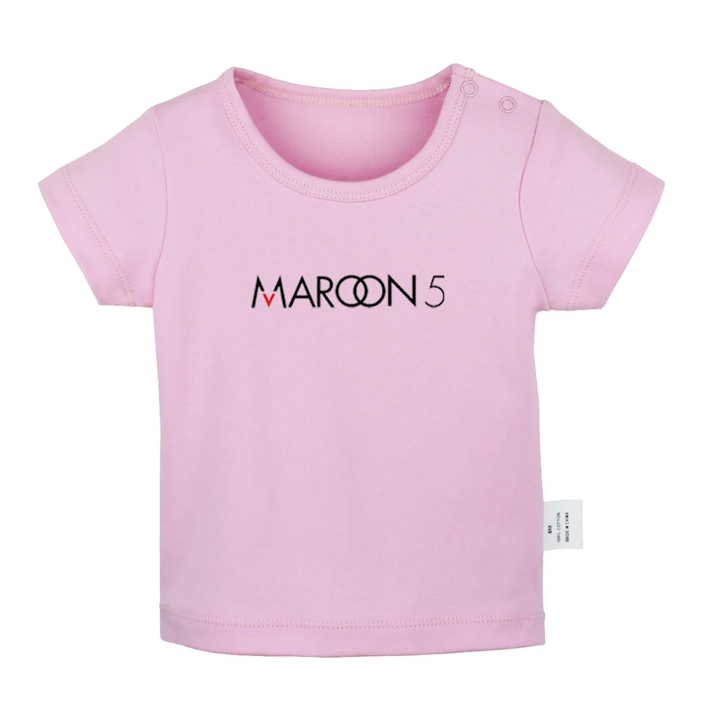 Def Leppard/футболки для новорожденных мальчиков и девочек с надписью «Hard rock band Maroon 5 Rock Band» футболки с короткими рукавами и графическим принтом для малышей - Цвет: JcBabyYP1386D