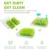 Чистящая Сушилка Drainer BPA Free Green Grass Style Countertop Baby Bottle Drying Rack With Water Tray For Babies Bottle Removable