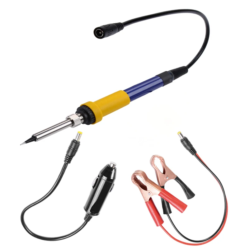 

Dusco.E DC 12V 60w Portable Car Battery Low Voltage Electrical Soldering iron Welding Rework Repair Tools