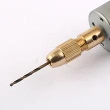 Микро мини электрический сверлильный патрон самоблокирующийся ручной тугой маленький мотор патрон электрический шлифовальный патрон DIY электрический сверлильный патрон