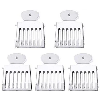 

5PCS Stainless Steel Bee Queen Catcher Clips Cage Queen Catching Tool Beekeeping Equipment Supplies (5)