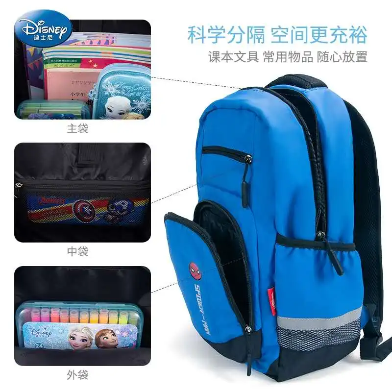 Disney New school bags for boys captain america large capapcity causal light primary student backpack teenage kids Mochilas