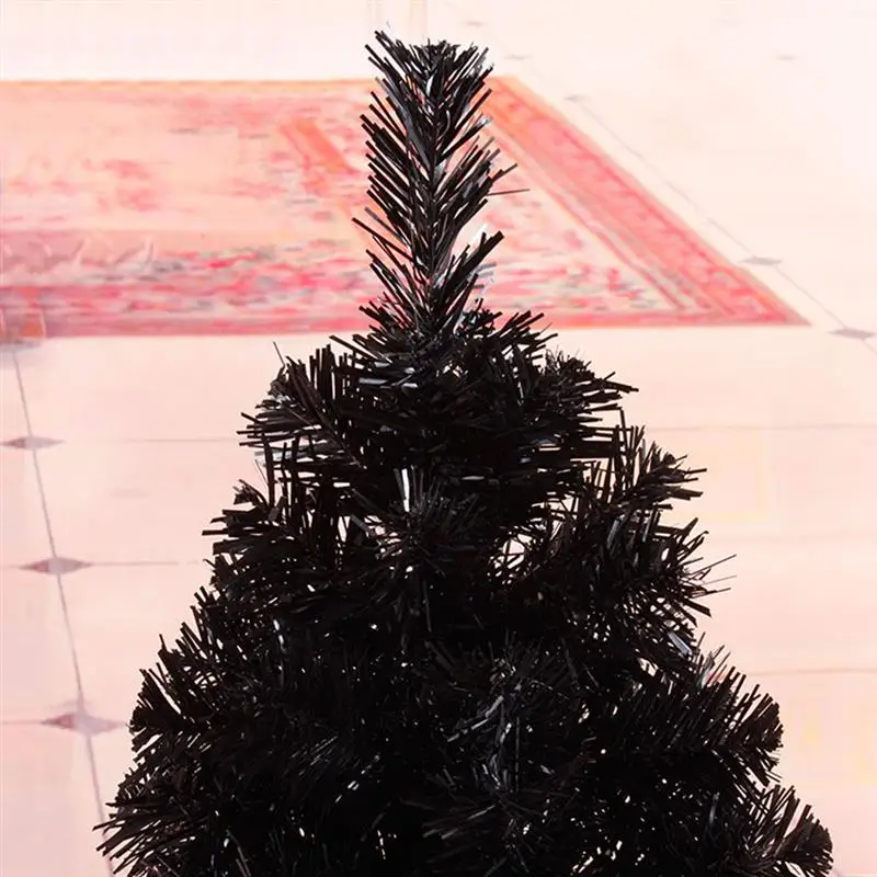 60 см мини искусственная Красная рождественская елка Xams с пластиковым стабилизатор для Рождественская Домашняя вечеринка украшения
