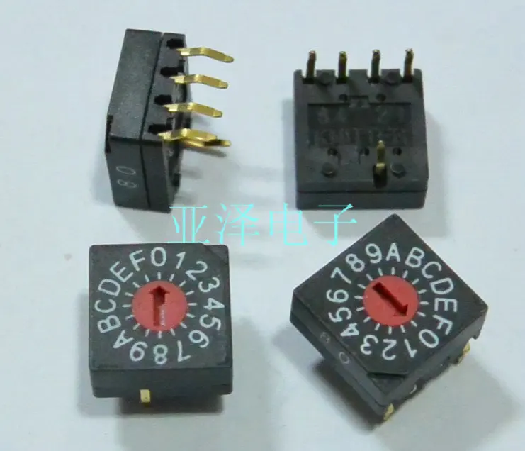 3PCS 0-F/16-bit 8421C rotary dial coding switch DRS3116C reverse code 4: 1 | Обустройство дома
