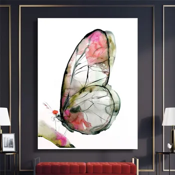 

Wall Art Posters Canvas Painting The Butterfly Canvas Prints Animal Print Abstract Art Poster Decorative Tableau Mural Painting