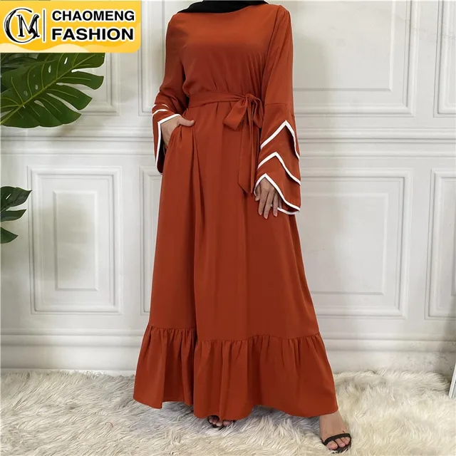 Eid Mubarak Kaftan Dubai Abaya Turkey Muslim Women Hijab Dress Islam Caftan Marocain Maxi Robe Femme Vestidos Musulman De Mode 1