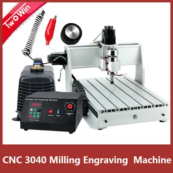 

3 Axis CNC Router Kit Aluminum Frame 3040 With 3 Stepper Motor & Stepper Motor Limit Switch & the 4 Axis CNC Control Box MACH3