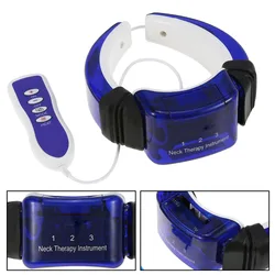 Electric Neck Massager Pulse Acupuncture Massage Therapy Instrument Cervical Vertebra Treatment Health Care Neck Support Brace
