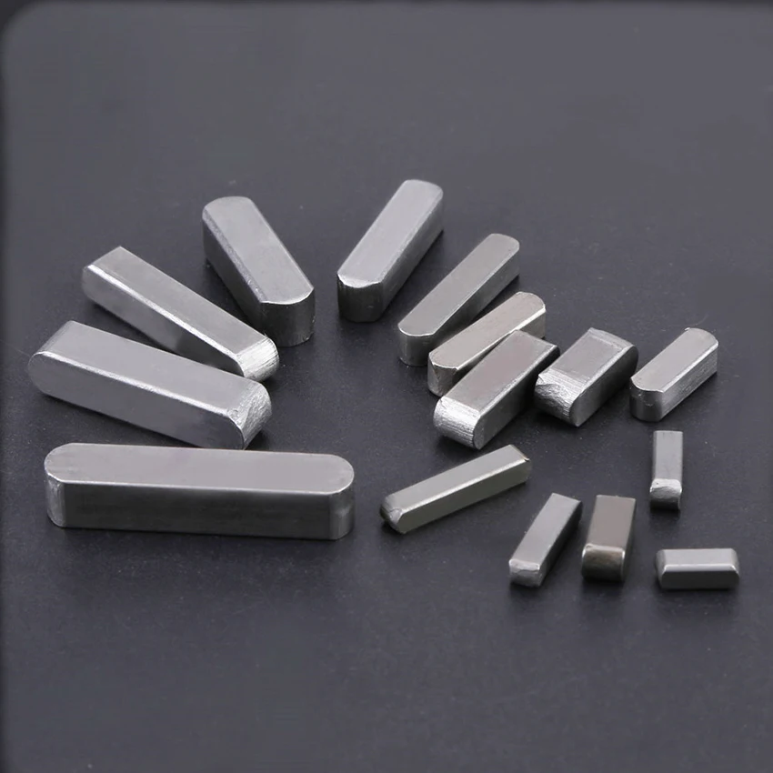 Rotary Flywheel Key Set 140-Pieces, M3-M6 Flat Key Fasteners, 304 Stainless Steel Lawn & Garden Equipment Engine Flywheel