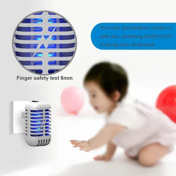 

Mini Electric Mosquito Repellent Lamp LED Lamp Trap Bug Zapper Light Ringworm Killer Zapper Pest Control Lamp Mosquito Light