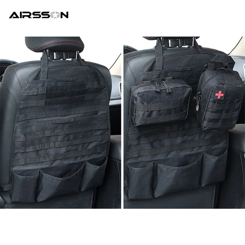 Тактическая Сумка для автомобильного сиденья Molle водонепроницаемый Органайзер