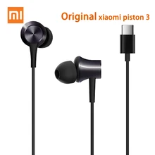 Xiao mi Piston 3 наушники type-C mi 3,5 мм наушники гарнитура с mi c для смартфона Xiaomi mi 6 8 9 mi 4 3 red mi huawei