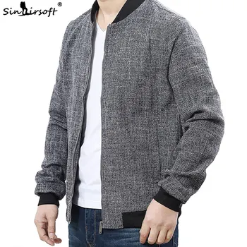 

Cotton Casual Patchwork Jacket Men Crew Neck Rib Sleeve Tops Male Plus Size L-7XL Loose Comfortable 2019 Summer Fashion Coat