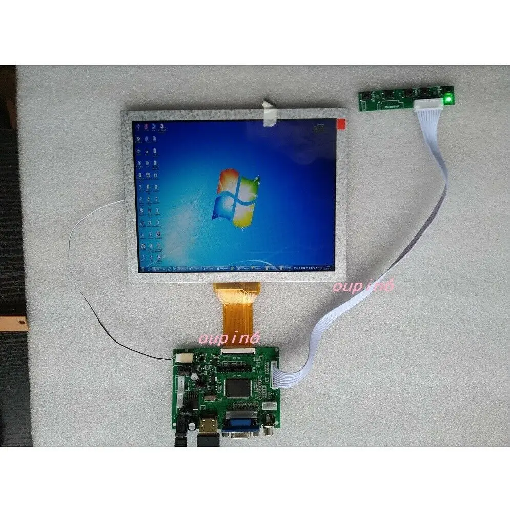 

VGA 2AV LCD Controller Board kit with 8" EJ080NA-05A 800x600 panel Screen