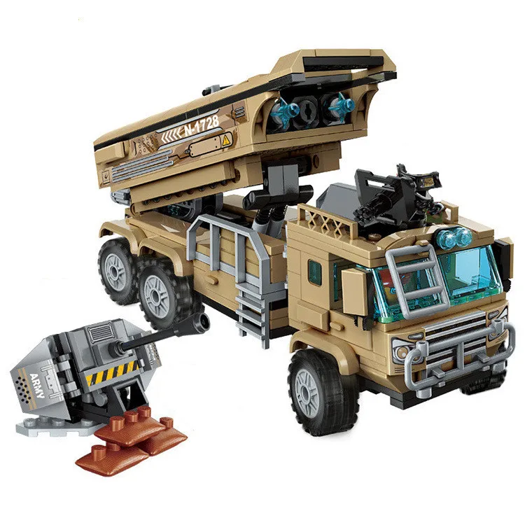

2019 World War 2 WW2 Soldiers Armored Vehicle Tank Transport Truck Military SWAT Army Building Blocks Bricks Kids Toys Juguetes