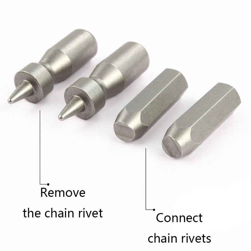 Chainsaw replace parts 6pcs Pocket chainsaw chain punch breaker chainsaw chain repairing aluminum material tools