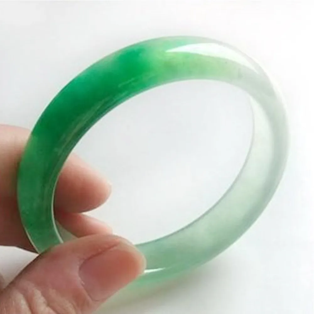 

Genuine Real Jade Bangle Bracelet Natural Fashion Green Charm Chinese Jewelry Accessories Gemstone Bangle Party Gift