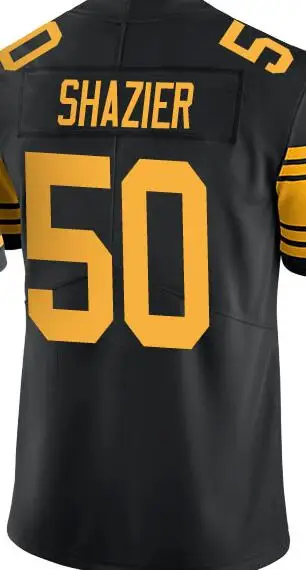 84 Antonio коричневая майка 19 Juju Smith-Schuster JERSEY Cheap 30 James Conner 7 Ben Roethlisberger 90 T. J. Ватт майки - Цвет: Color Rush