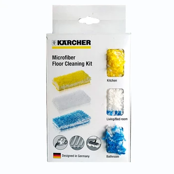 

3pcs/lot Replacement MopsFor KARCHER steam cleaner parts super long fiber floor cloth SC series SC1/SC2/SC3