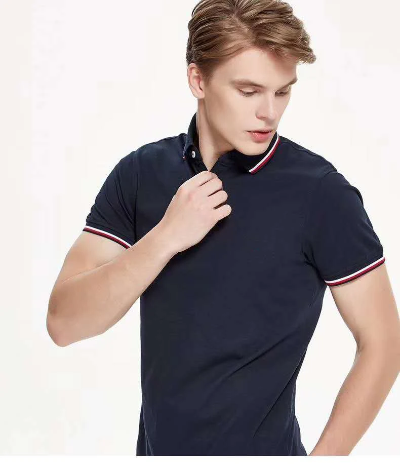 Hombre Топ tommi рубашка Поло мужская с коротким рукавом camisa вышитая Мужская