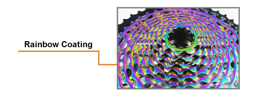 MTB 12 Скоростей 9-50T кассета XD кассета Радуга кассета горный велосипед широкоугольный маховик Сверхлегкий 12 S кассета для велосипеда цветная