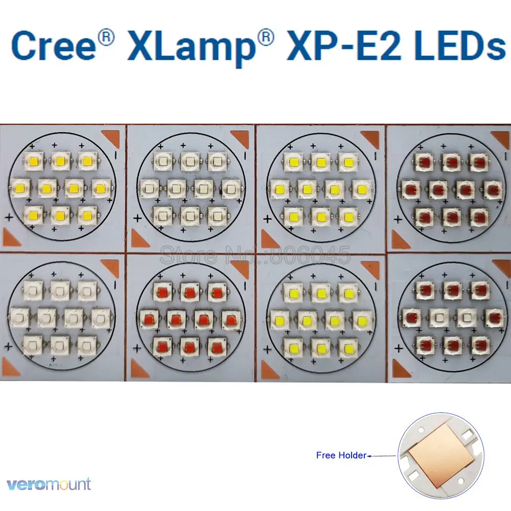 Cree XPE2 10 LED Intergrated Light Source XP-E2 White Red Green Yellow Blue Mixed Color DIY LED Ligh