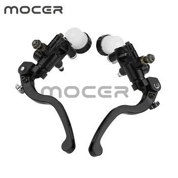 

22mm 7/8" Universal Motorcycle Round Hydraulic Handlebar Brake Cylinder Master Clutch Lever
