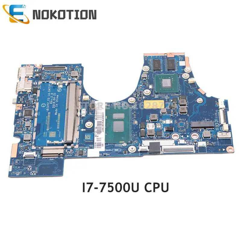 NOKOTION материнская плата для ноутбука Lenovo ideapad 710-15ISK BIUY2 Y3 5B20M LA-D471P основная 15 6