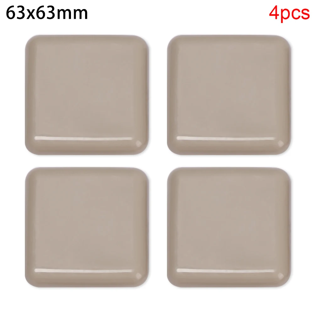 Set of 4 Self-Adhesive Furniture Slider Pads - Anti-Abrasion Floor Protectors for Easy Movement of Heavy Furniture