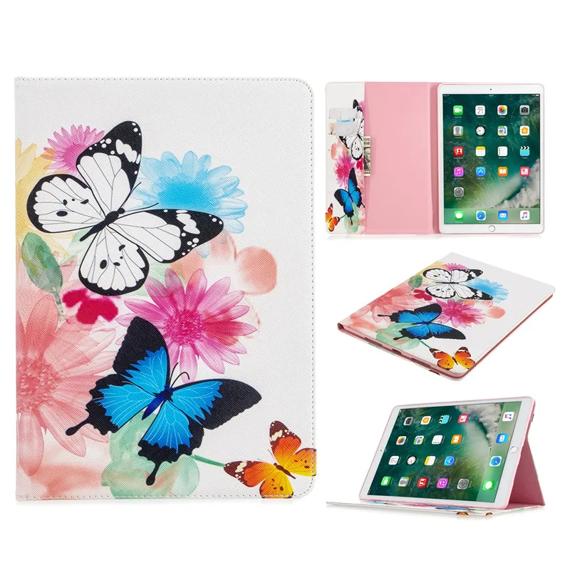 Funda для iPad Pro 10,5 чехол с умным рисунком из искусственной кожи чехол-подставка для iPad Air 3 Air iPad 10,5 чехол+ ручка
