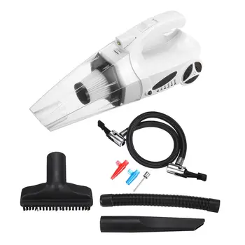 

4 in 1 Auto Car Vaccum Cleaner LED Lighting Tire Inflator Pump Pressure Cyclone Dust Collector Vaccum Cleaners for Car Home