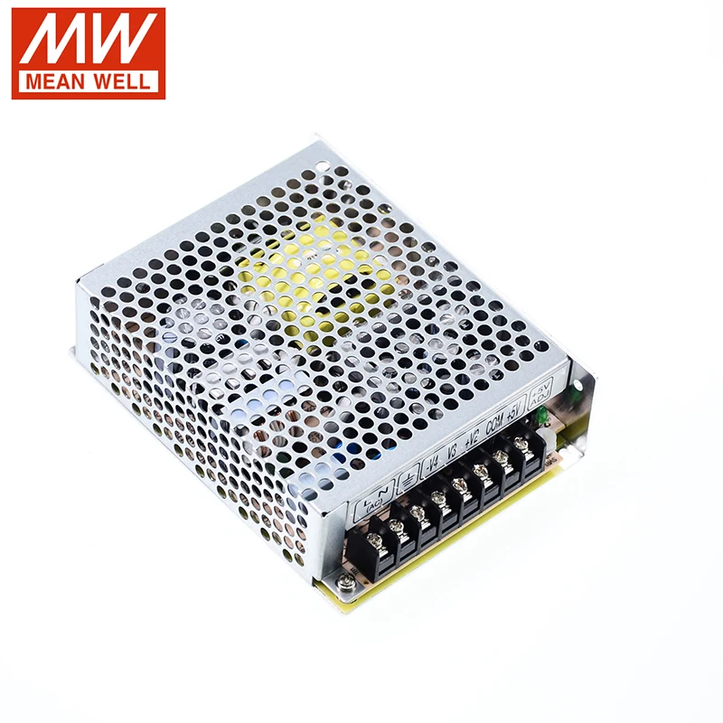 MEAN WELL RQ-65D AC-DC Power Supply Quad Output 5V 12V 24V 12V 4 Amp