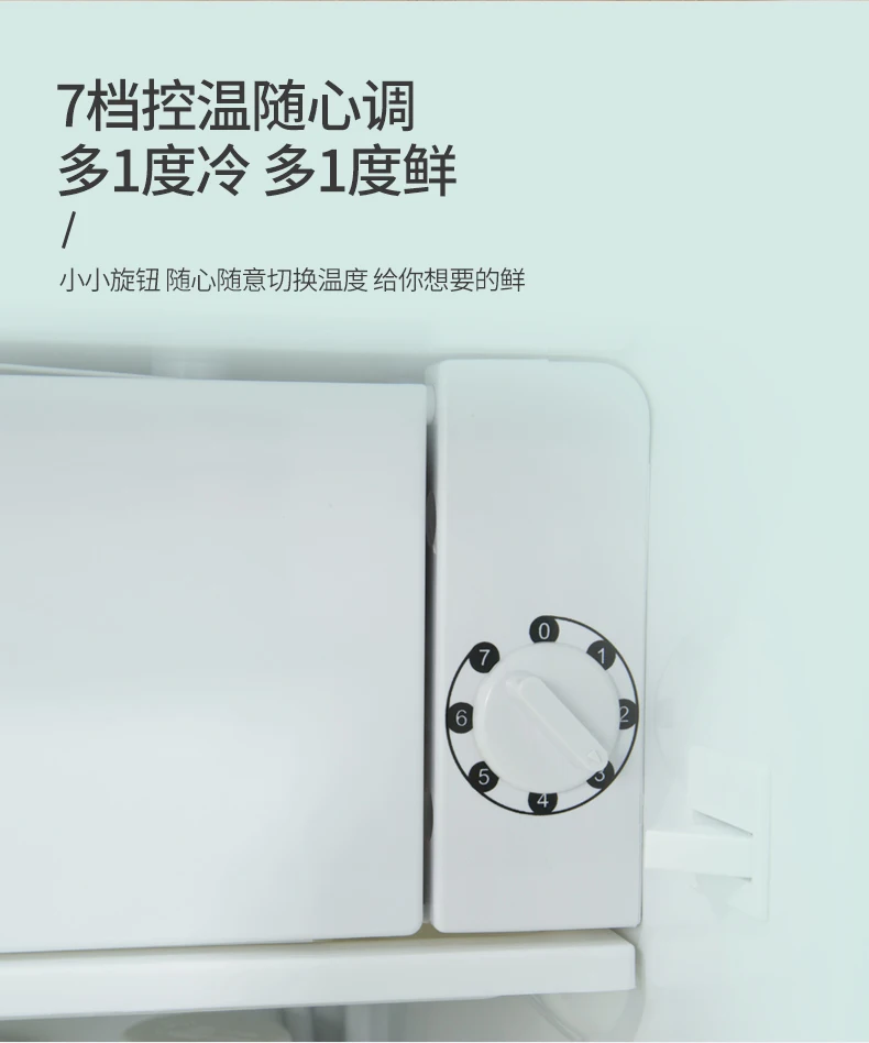 86L Korean Cosmetics Mask Refrigerator Small Single Door Type Home Retro Cold Storage Tea Leaf Mini Refrigerator